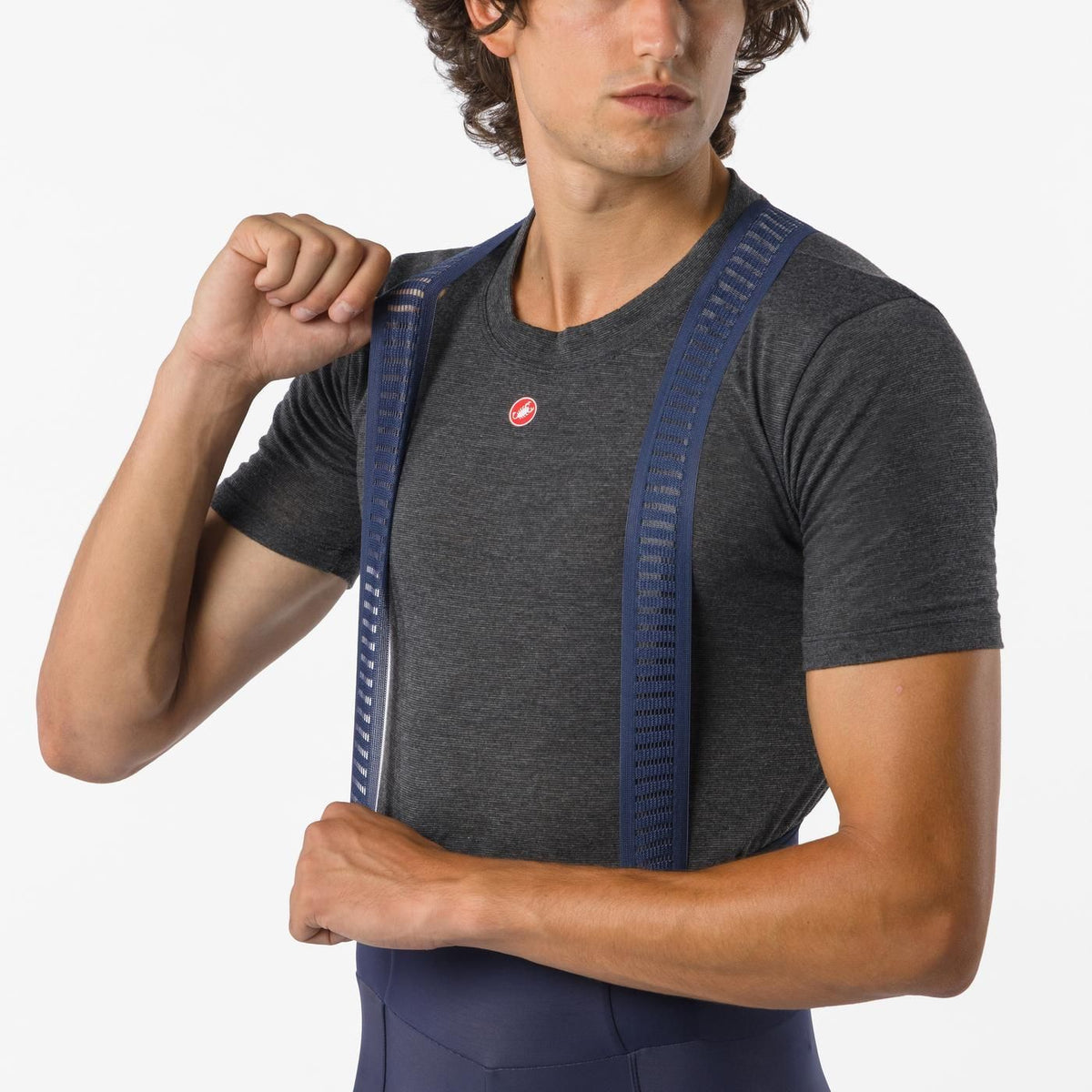 Cuissard Long à Bretelles CASTELLI ESPRESSO 2  Bleu