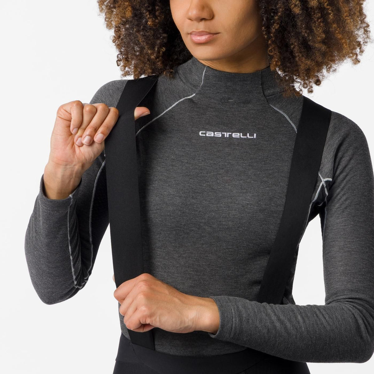 Cuissard Long à Bretelles CASTELLI COMPETIZIONE DT Femme Noir