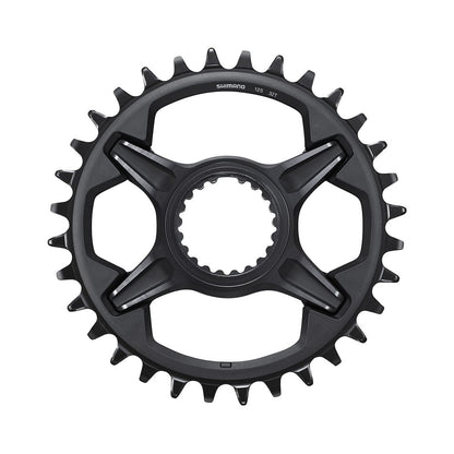 Plateau Mono SHIMANO XT M8100 12V Direct Mount — vue du plateau sur fond blanc
