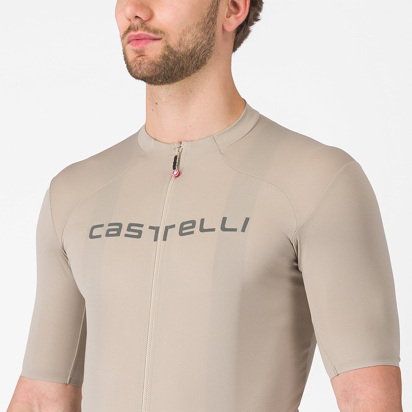 Maillot CASTELLI PROLOGO LITE Manches Courtes Beige