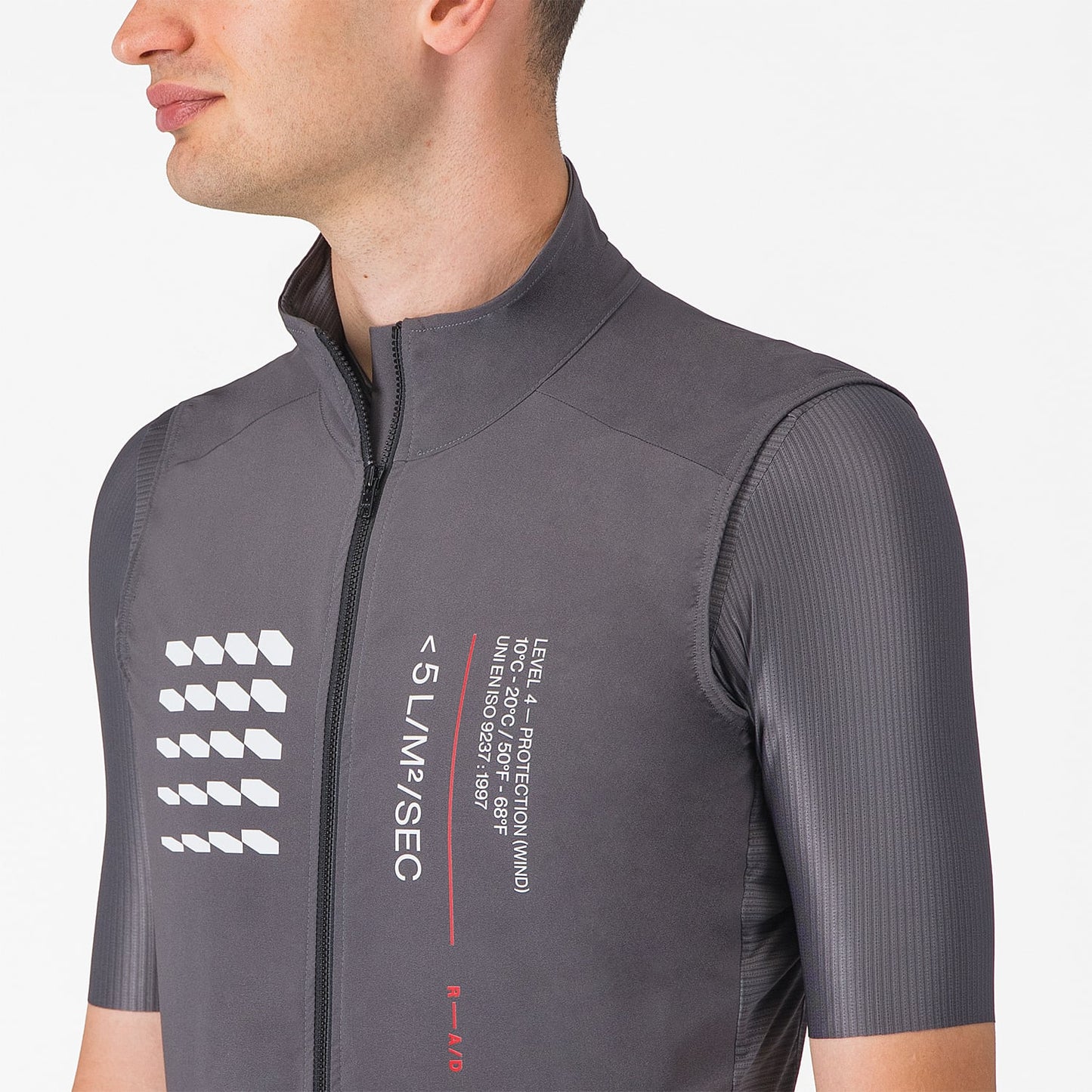 Veste sans Manches ESPRESSO R--A/D Gris Fumé