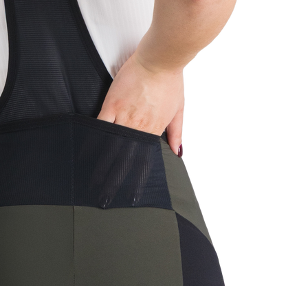 Cuissard Court à Bretelles SPORTFUL SUPERGIARA 2 Femme Kaki/Noir
