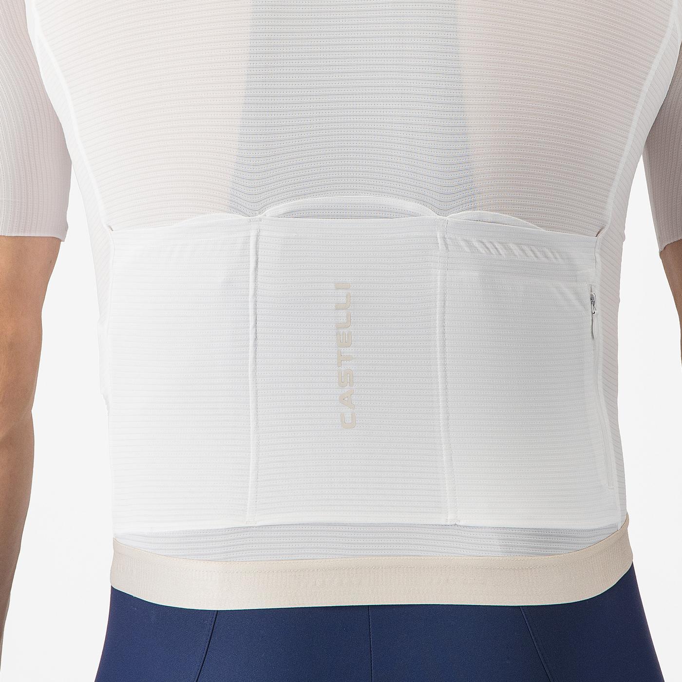 Maillot CASTELLI ESPRESSO 2 Manches Courtes Ivoire