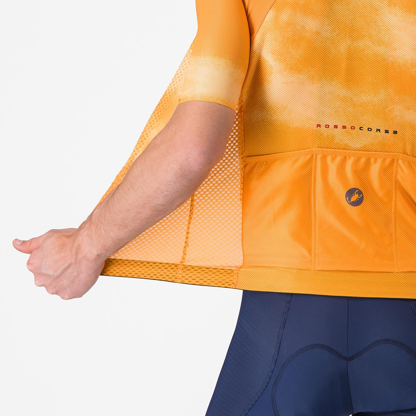 Maillot CASTELLI CLIMBER'S A/C Manches Courtes Orange