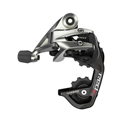 Dérailleur Arrière SRAM RED 11V Chape Courte – vue produit sur fond blanc