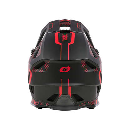 Casque VTT O'NEAL BLADE POLYACRYLITE STRIKE Noir/Rouge