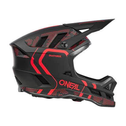 Casque VTT O'NEAL BLADE POLYACRYLITE STRIKE Noir/Rouge