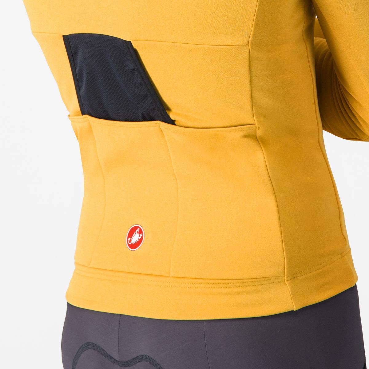 Maillot CASTELLI UNLIMITED TRAIL 2 Manches Longues Jaune/Gris