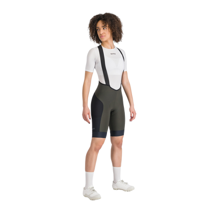Cuissard Court à Bretelles SPORTFUL SUPERGIARA 2 Femme Kaki/Noir
