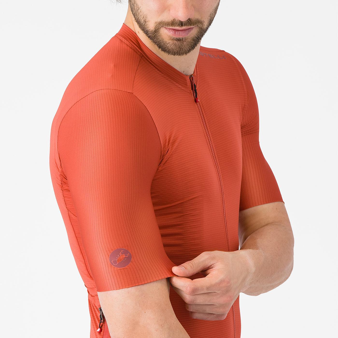 Maillot CASTELLI ESPRESSO 2 Manches Courtes Paprika