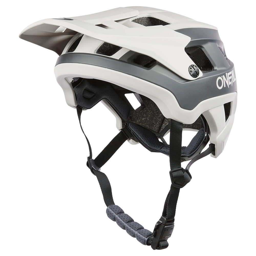 Casque VTT O'NEAL DEFENDER SOLID Gris/Blanc