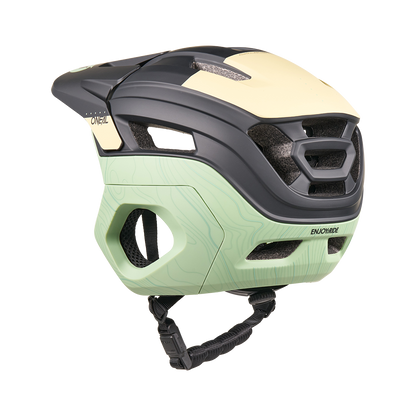Casque VTT O'NEAL TRAPPER EVO TOPO Noir/Sand/Mint