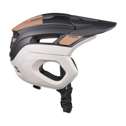 Casque VTT O'NEAL TRAPPER EVO SOLID Noir/Marron/Gris