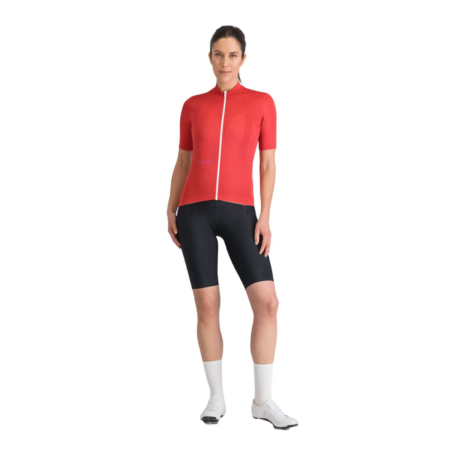 Maillot SPORTFUL CLASSIC Manches Courtes Femme Rouge