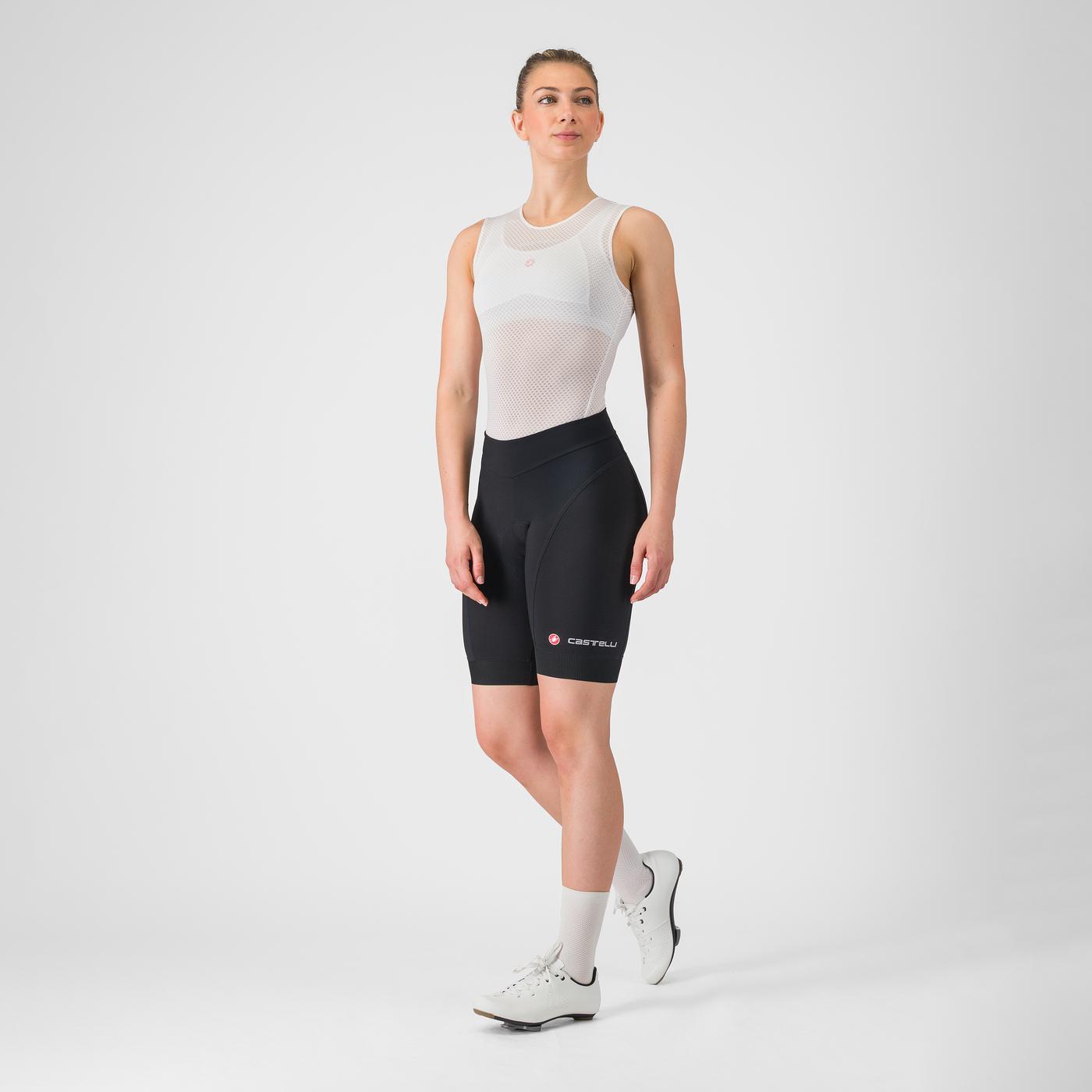 Cuissard Court CASTELLI ENDURANCE Femme Noir