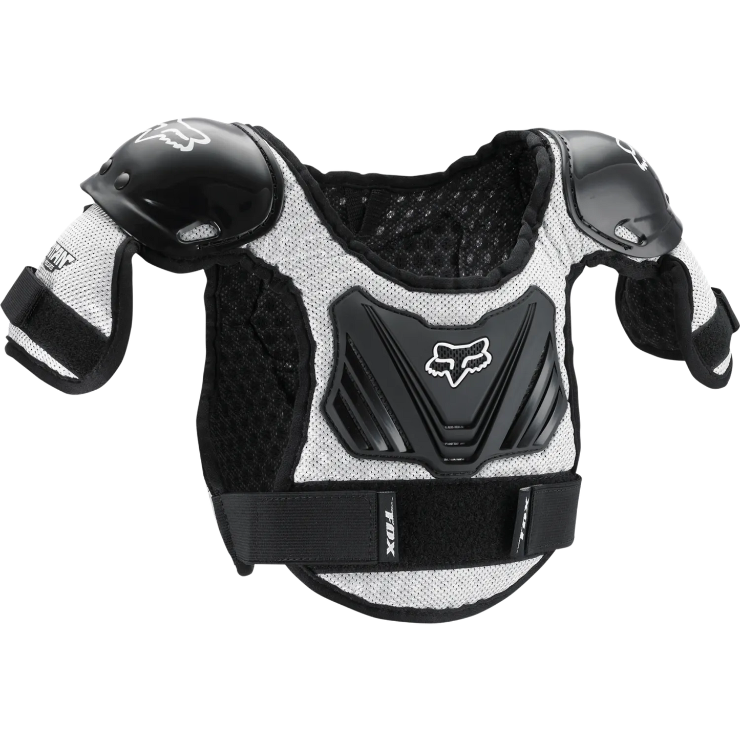 Plastron FOX PEEWEE TITAN ROOST Junior Noir/Argent