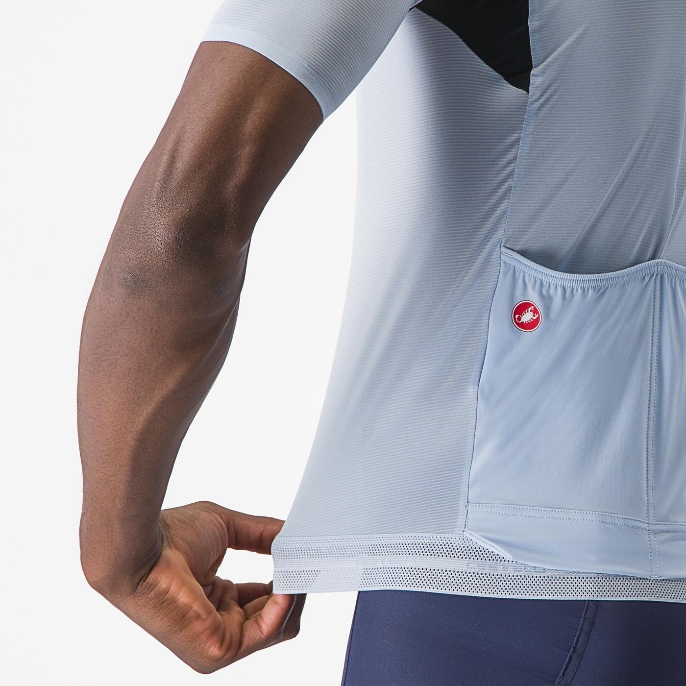Maillot CASTELLI SUPERLEGGERA 3 Manches Courtes Bleu