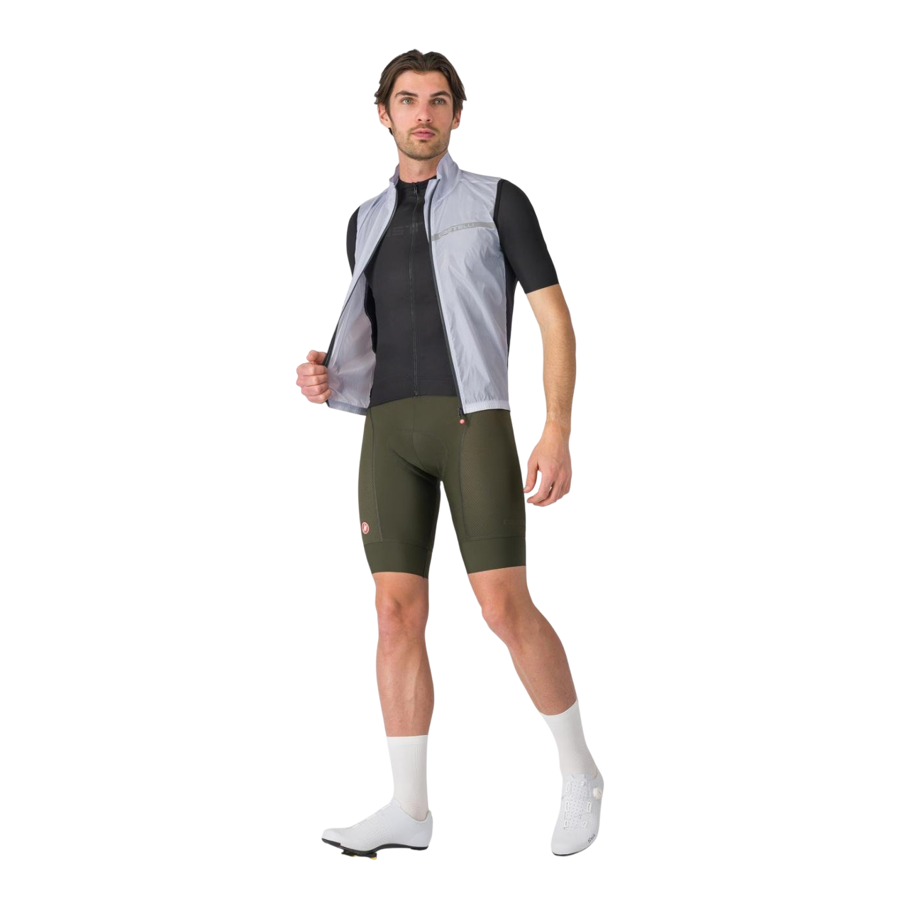 Veste Sans Manches CASTELLI SQUADRA STRETCH Gris