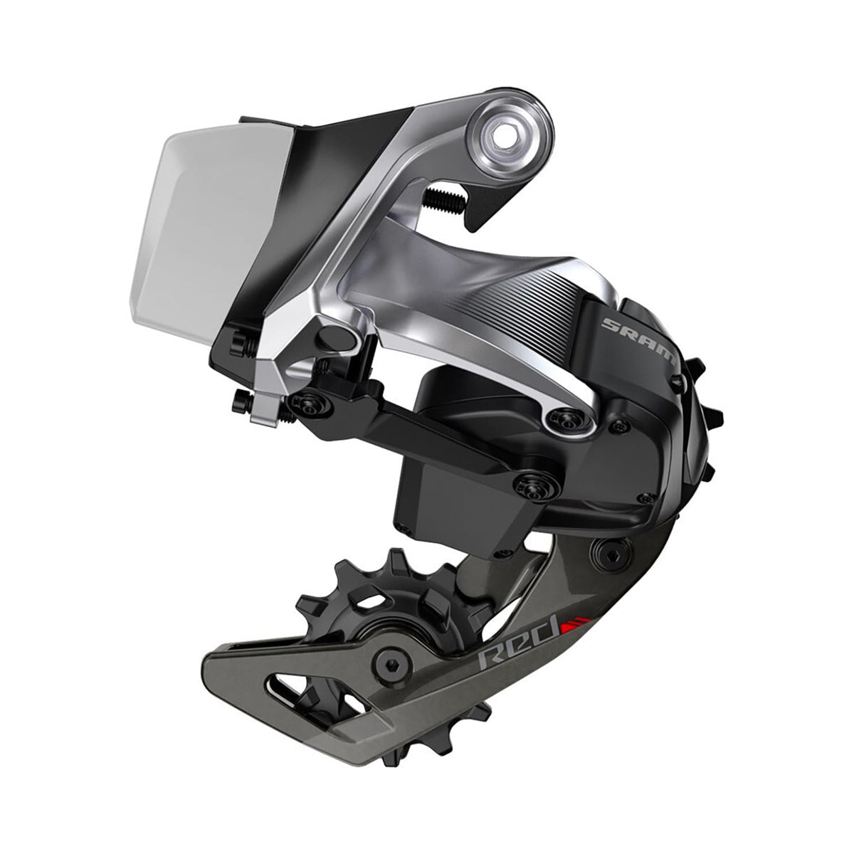 Dérailleur Arrière SRAM RED E-TAP 11V – vue produit sur fond blanc