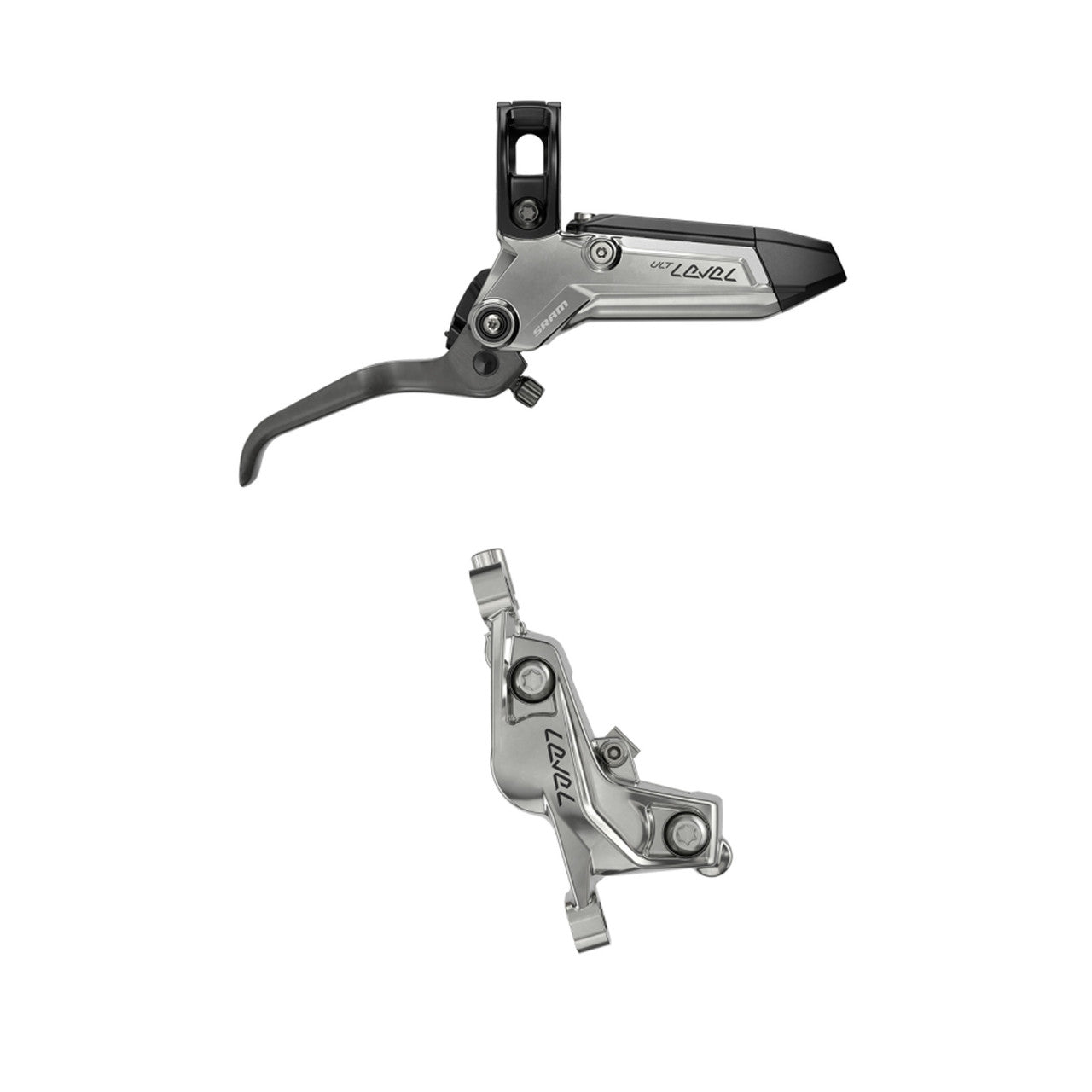 Paire de Freins SRAM LEVEL ULTIMATE STEALTH 4 pistons Argent