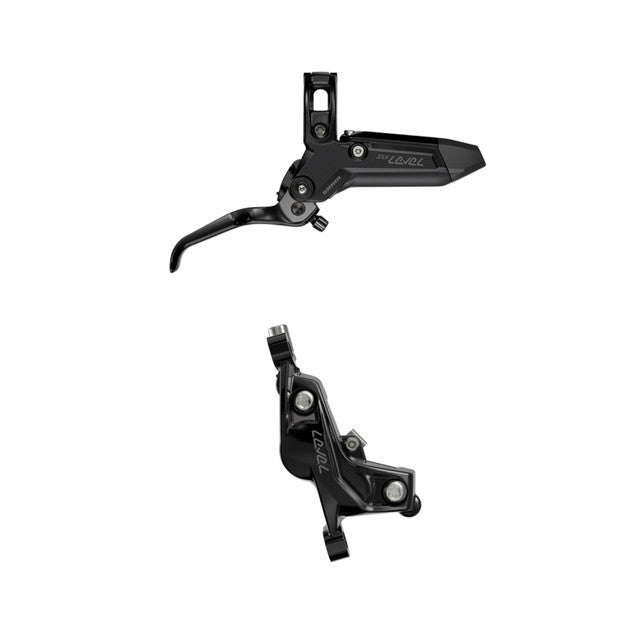 Paire de Freins SRAM LEVEL SILVER STEALTH 4 pistons Noir