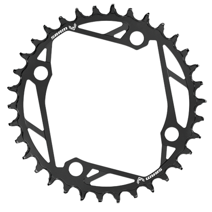 Plateau Mono SRAM T-TYPE EAGLE 12V 4 Trous 104mm Alu Noir