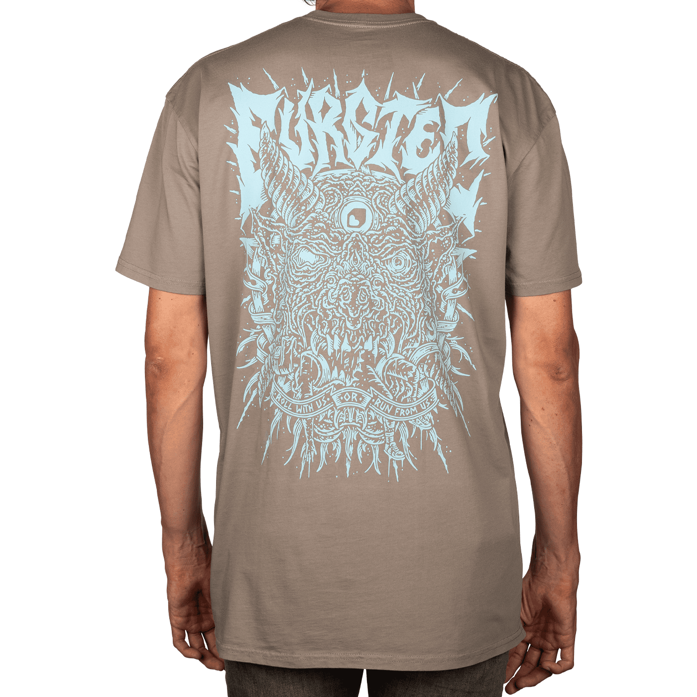 T-Shirt BURGTEC  ROLL WITH US FADED