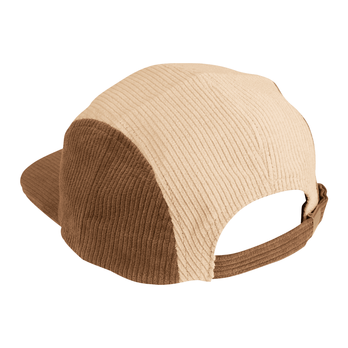 Casquette BURGTEC BANDIT CORDUROY FIVE PANEL Beige/Marron