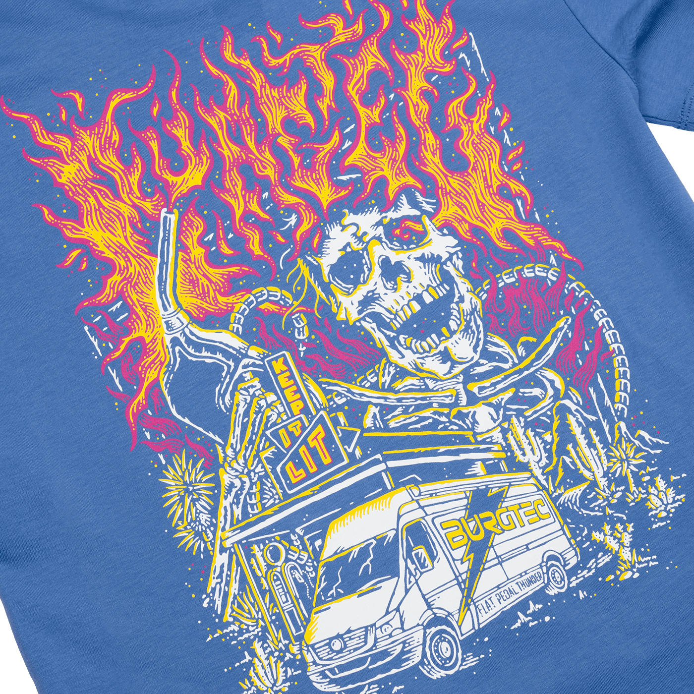 T-Shirt BURGTEC KEEP IT LIT Enfant