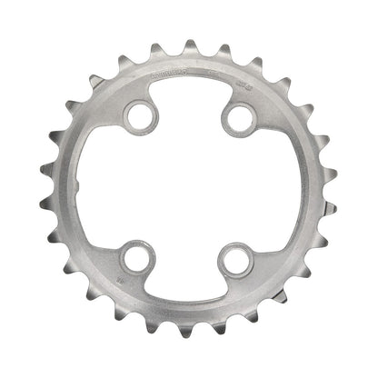 Plateau Intérieur SHIMANO XTR M9000/M9020 11V Double 4 Trous 64mm — vue du plateau sur fond blanc