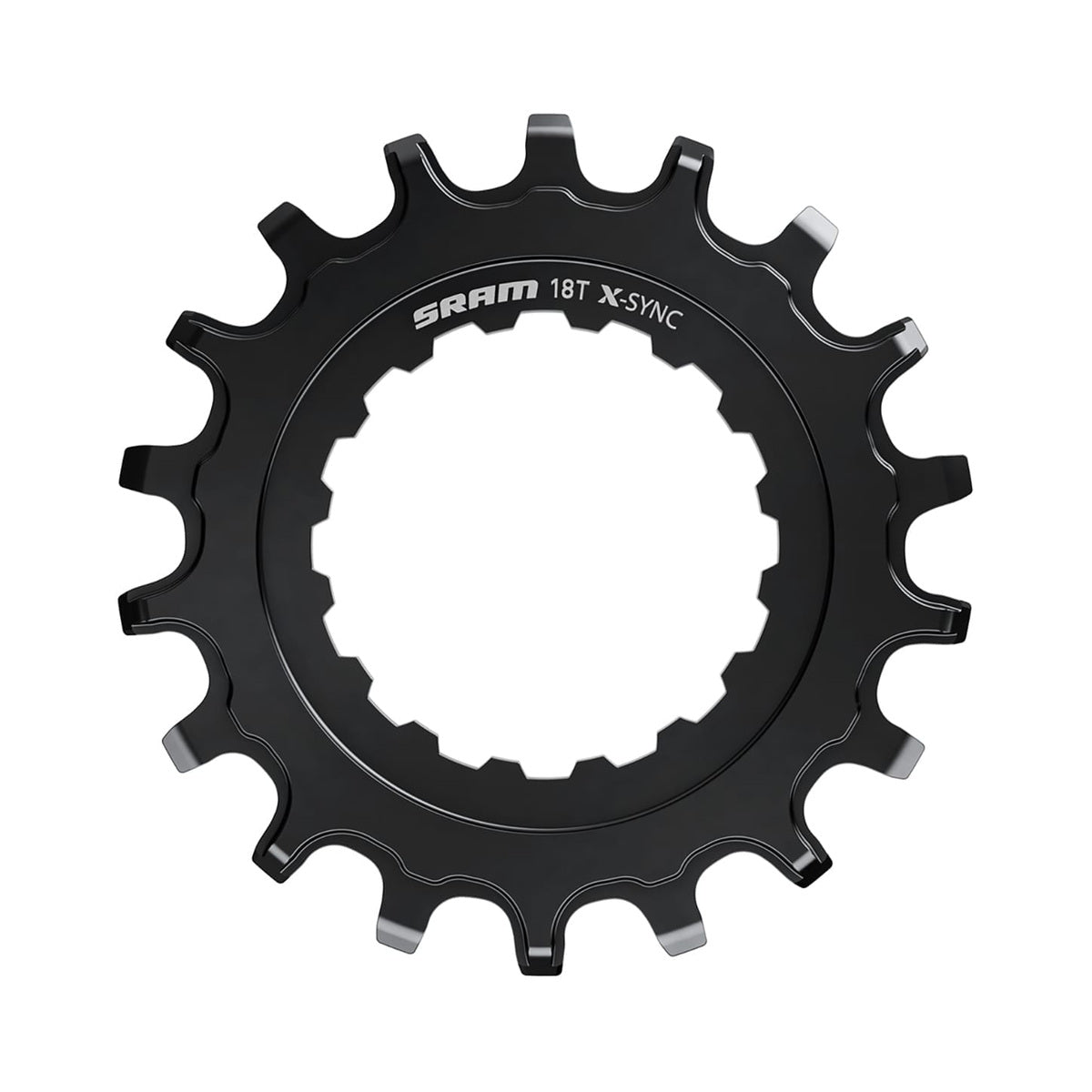 Plateau Mono pour VTT Électrique SRAM EX1 X-SYNC Noir — vue du plateau sur fond blanc