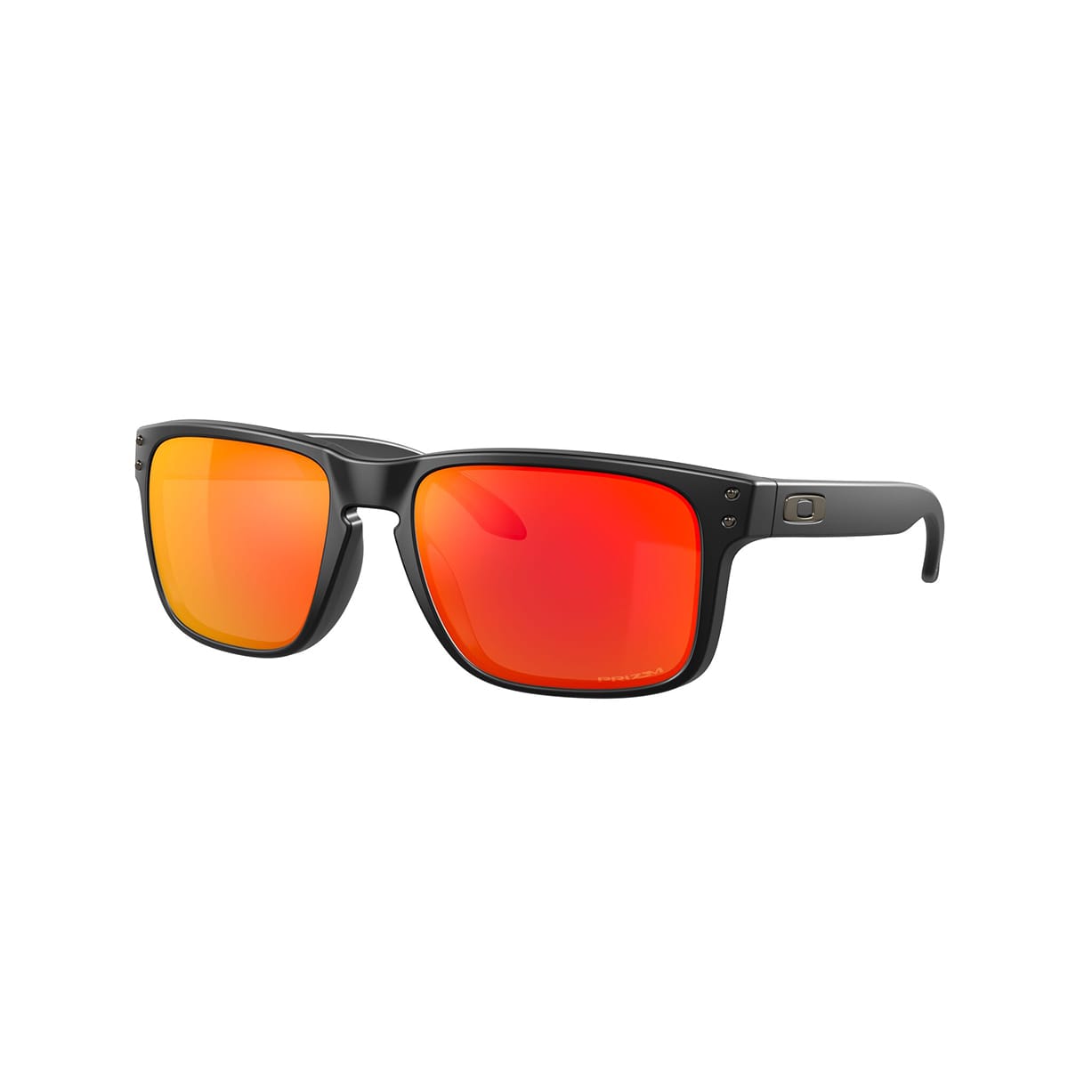 Lunettes OAKLEY HOLBROOK Noir Matt Prizm Ruby - OO9102-E255