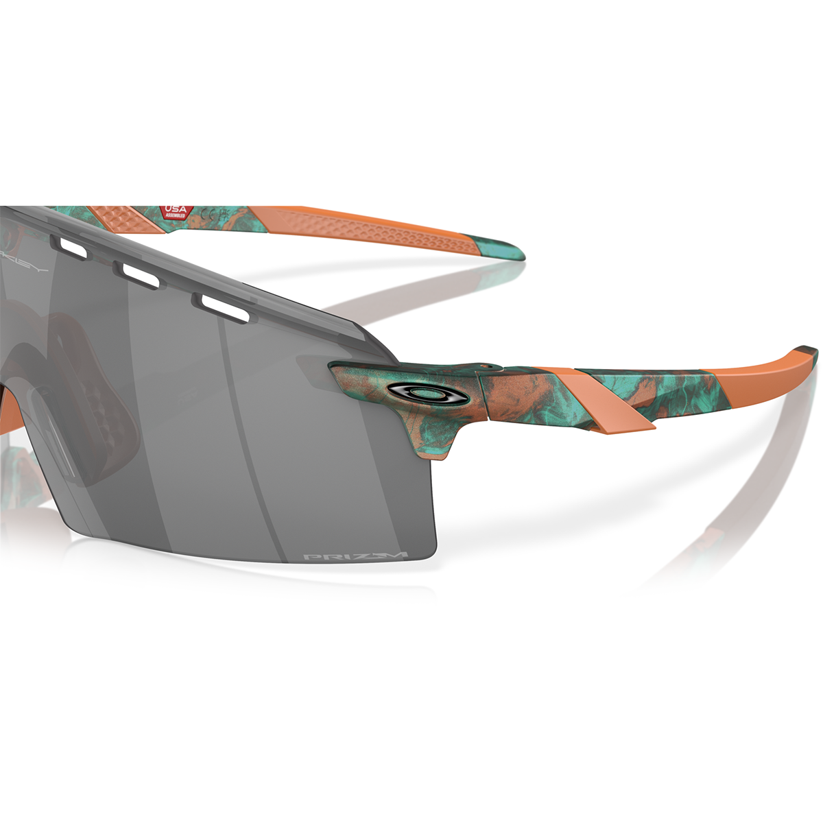 Lunettes OAKLEY ENCODER STRIKE V Orange Vert Prizm Noir - OO9235-1539