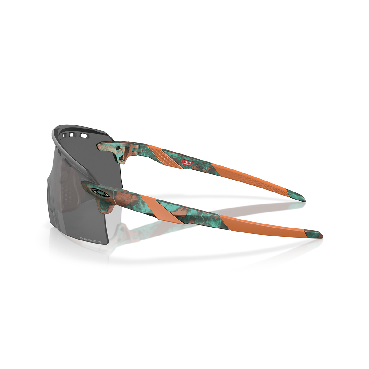 Lunettes OAKLEY ENCODER STRIKE V Orange Vert Prizm Noir - OO9235-1539