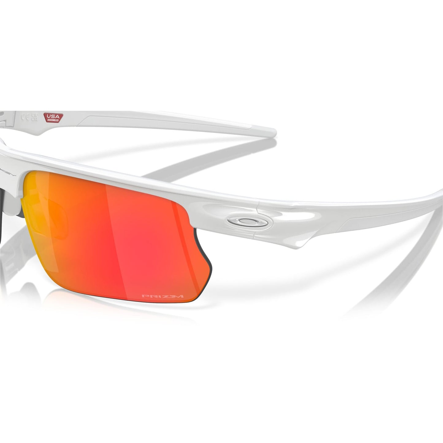 Lunettes OAKLEY BISPHAERA Blanc Prizm Ruby - 0OO9400-0368