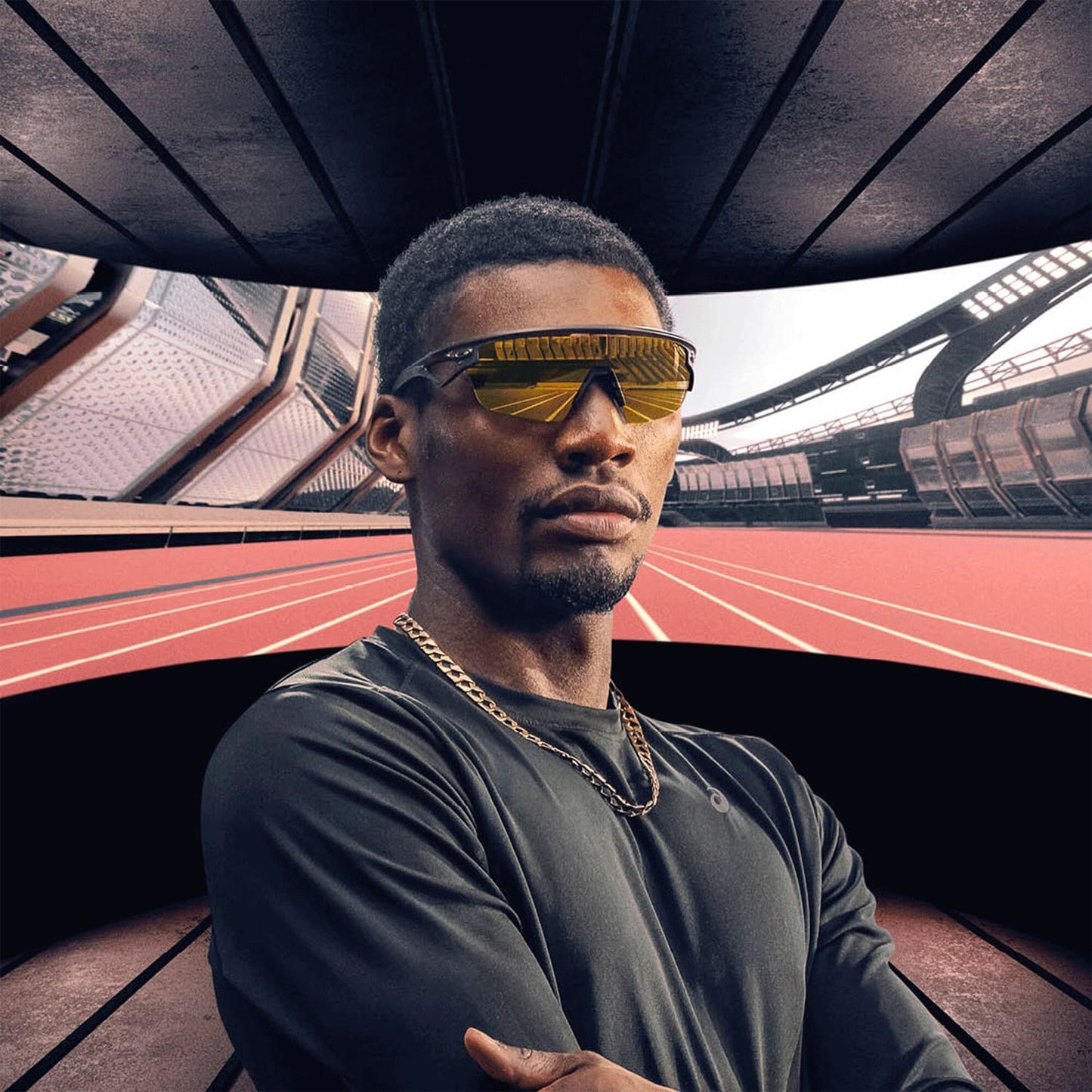 Lunettes OAKLEY SPHAERA Carbon Matt Prizm 24K Polarized - 0OO9403-0436