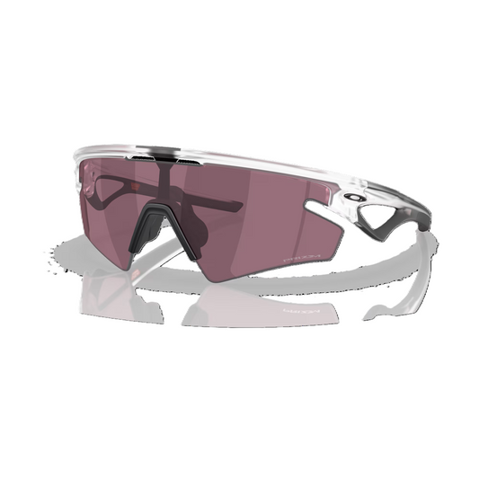 Lunettes OAKLEY SPHAERA SLASH Matt Clear Verre Prizm Road Noir - OO9499-1036