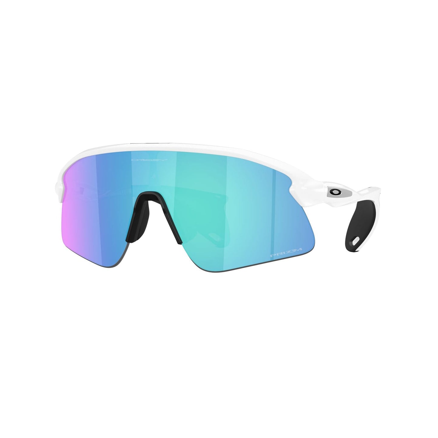 Lunettes OAKLEY STUNT DEVIL Blanc Matt Prizm Saphire
