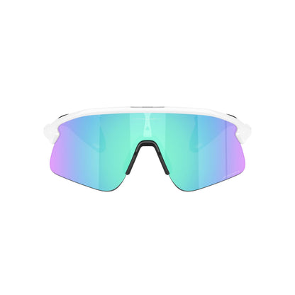 Lunettes OAKLEY STUNT DEVIL Blanc Matt Prizm Sapphire