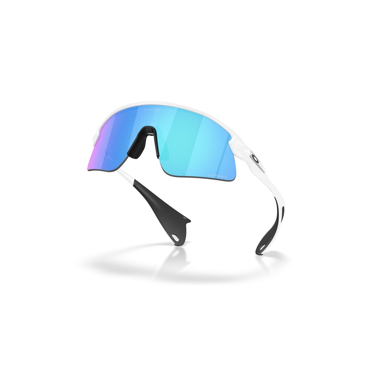 Lunettes OAKLEY STUNT DEVIL Blanc Matt Prizm Saphire