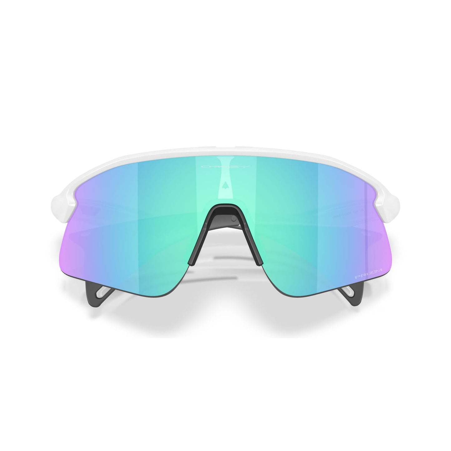 Lunettes OAKLEY STUNT DEVIL Blanc Matt Prizm Saphire