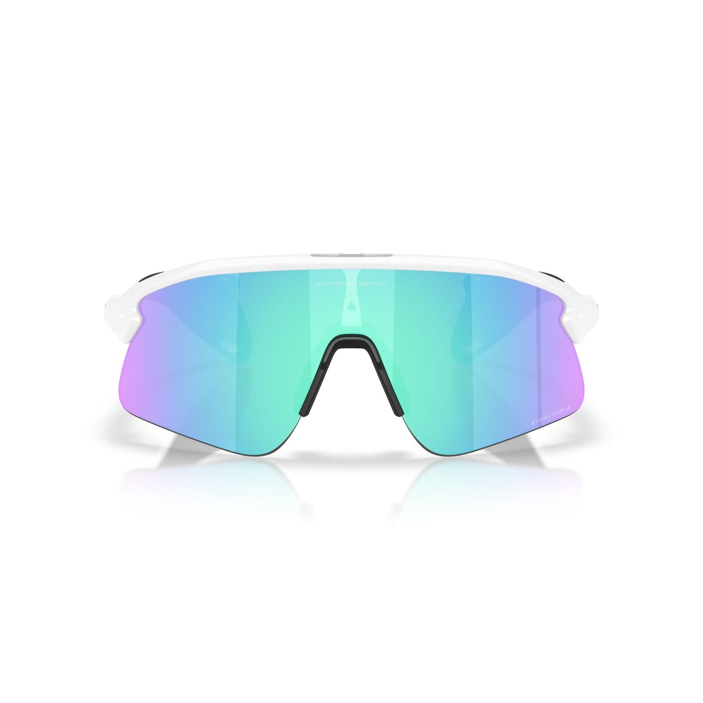 Lunettes OAKLEY STUNT DEVIL Blanc Matt Prizm Saphire