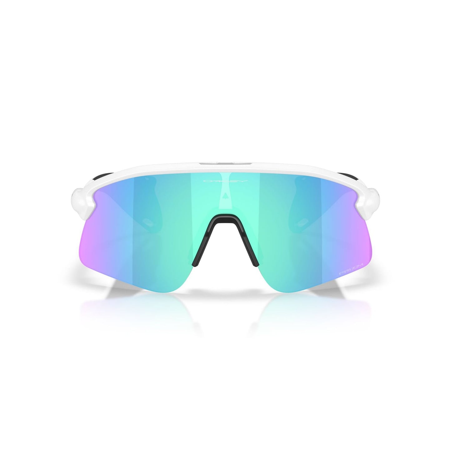 Lunettes OAKLEY STUNT DEVIL S Blanc Matt Prizm Saphire