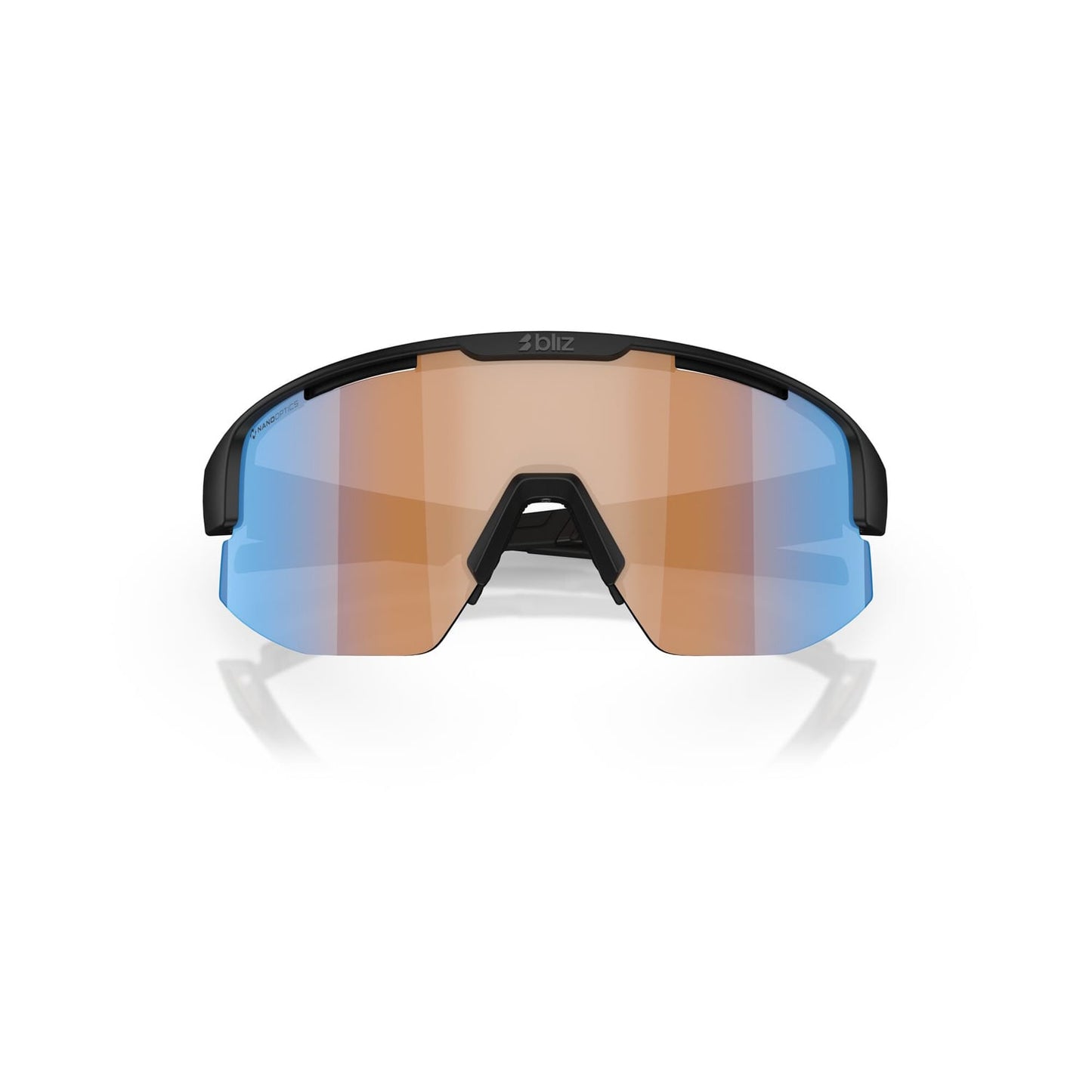 Lunettes BLIZ MATRIX SMALL Noir Matt Ecran Orange