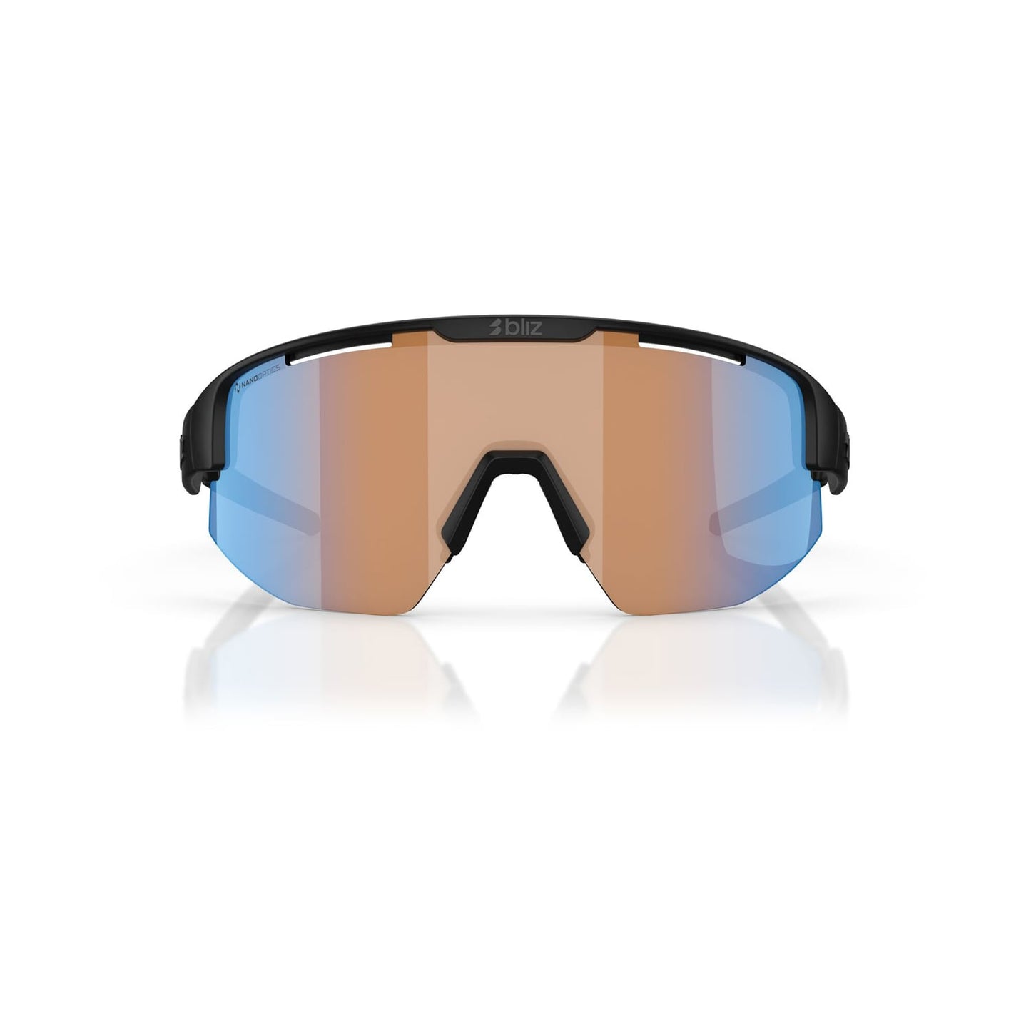 Lunettes BLIZ MATRIX SMALL Noir Matt Ecran Orange
