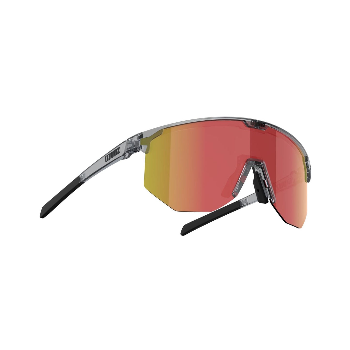 Lunettes BLIZ HERO Gris Transparent t Ecran Marron Rouge