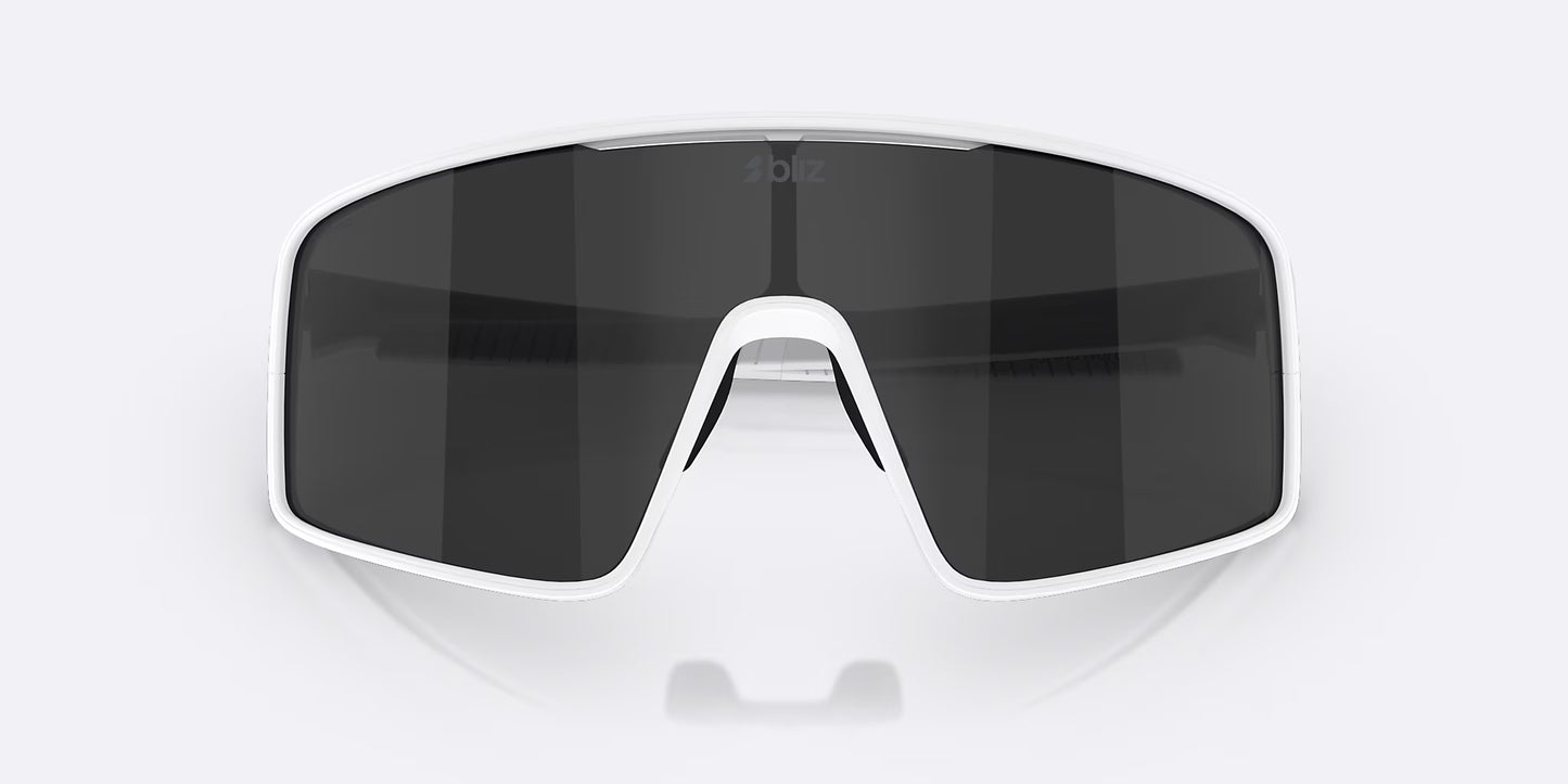 Lunettes BLIZ P001 Blanc Matt Écran Smoke