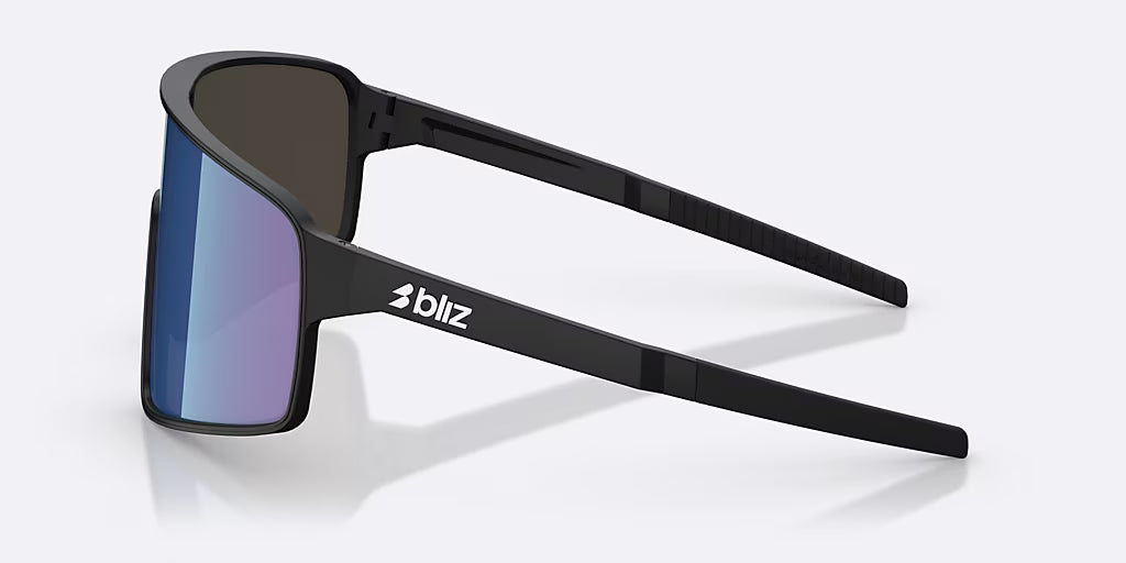 Lunettes BLIZ P001 Noir Matt Écran Bleu Irdium