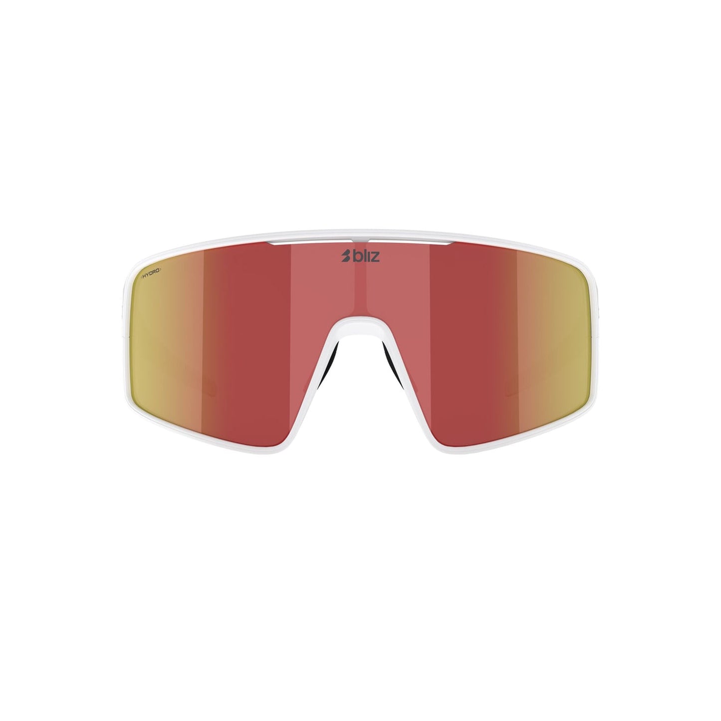 Lunettes BLIZ P001 Blanc Matt Ecran Marron Rouge Iridium