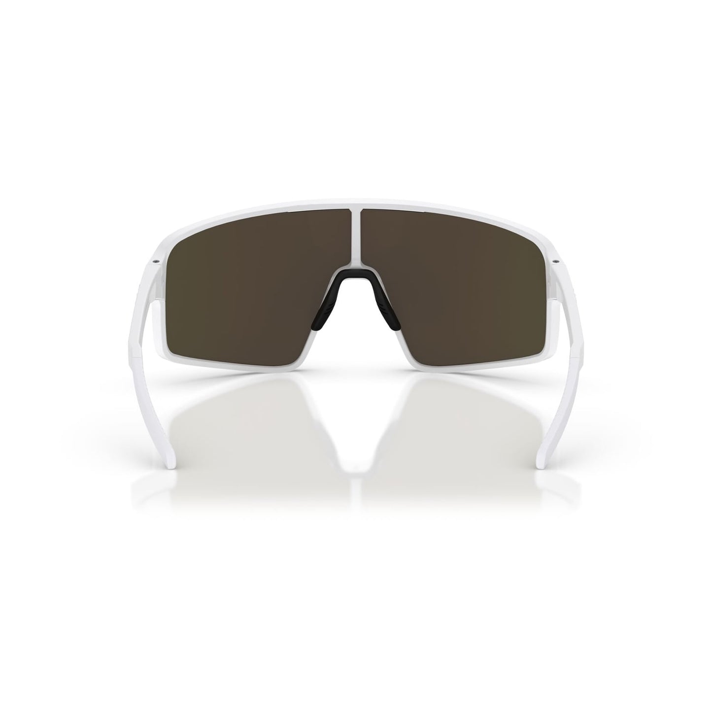 Lunettes BLIZ P001 Blanc Matt Ecran Marron Rouge Iridium